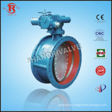 Electric Soft Sealed Flange Butterfly Valve